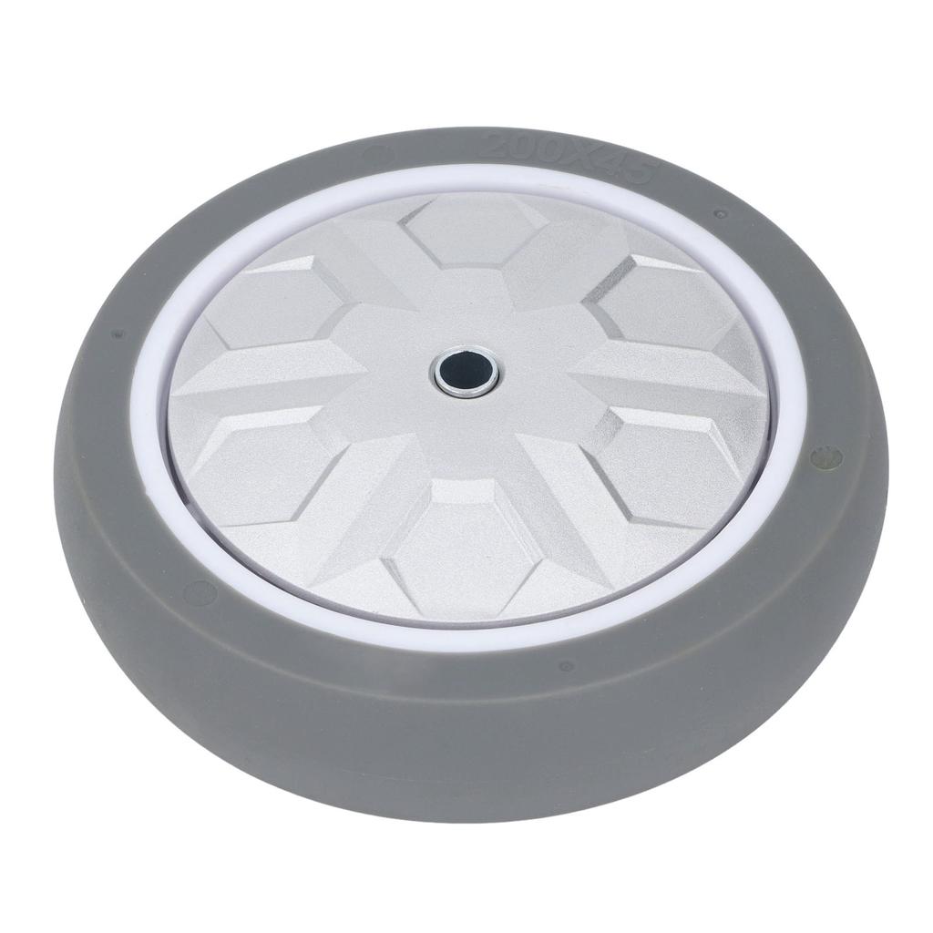 Колесо для ручной тележки 8 дюймов грузоподъемность 300 кг тихое TPR твердое резиновое сменное колесо