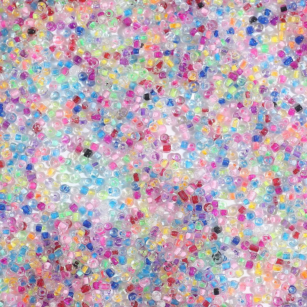 2/3/4 мм окрашенные сердечники серии Magic Color, стеклянные рисовые бусины для изготовления ювелирных украшений, ожерелья, браслета «сделай сам»