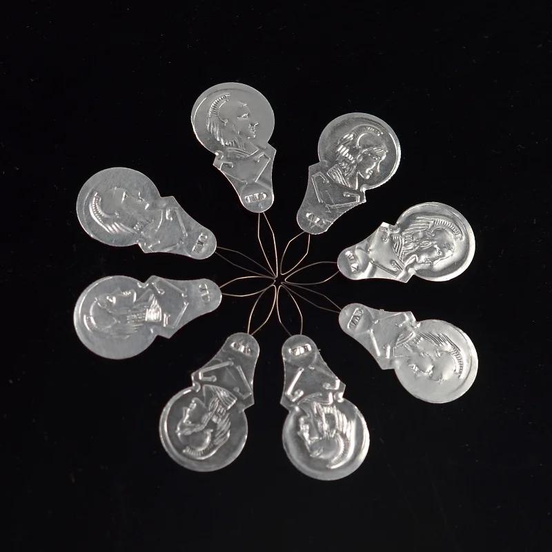 50Pcs Bow Wire Needle Threader Stitch Insertion Machine Hand Sewing Thread Tools Diamond Painting Accessories