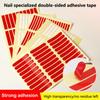 1Pcs Nail Adhesive Tape No Need To Cut False Nails Display Stand Glue Stickers Double-Sided Pasted Manicure Practice Showing