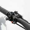 C-shaped bicycle bell - black
