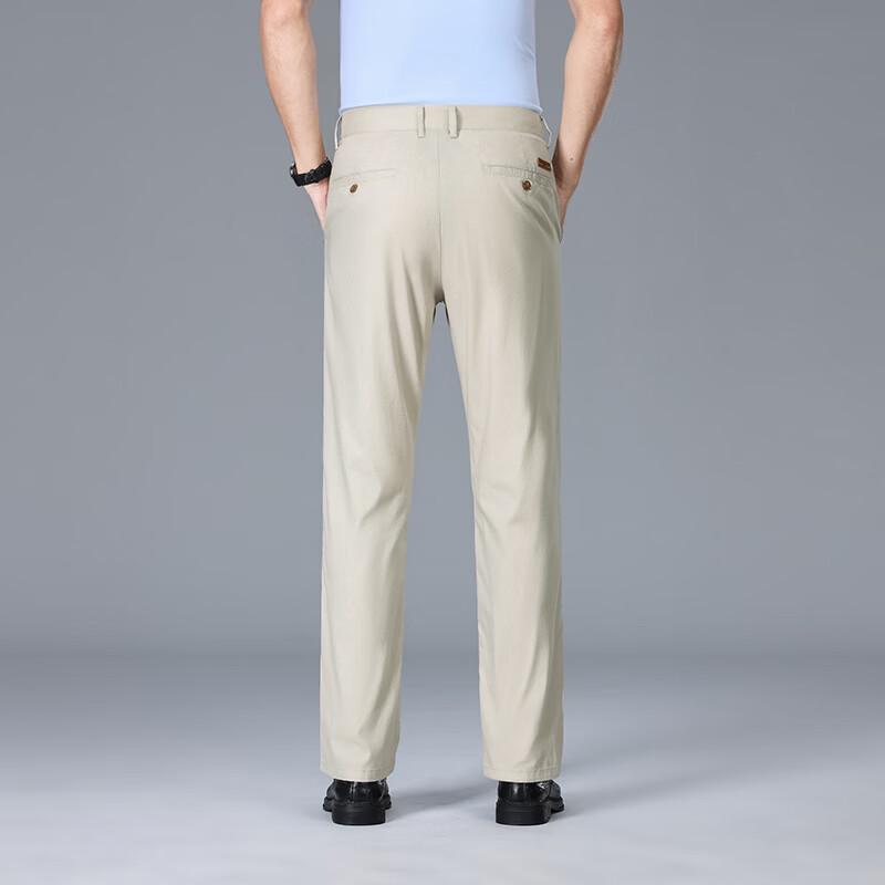 Мужские мягкие высокоэластичные брюки в стиле business casual от YILITENG