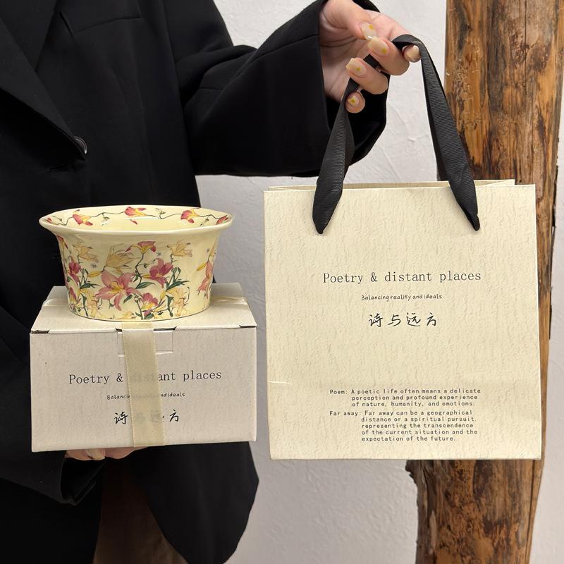 Специальная красивая рисовая миска, личная специальная керамическая миска, высококачественная бытовая салатница, миска для йогурта, подарок на новоселье