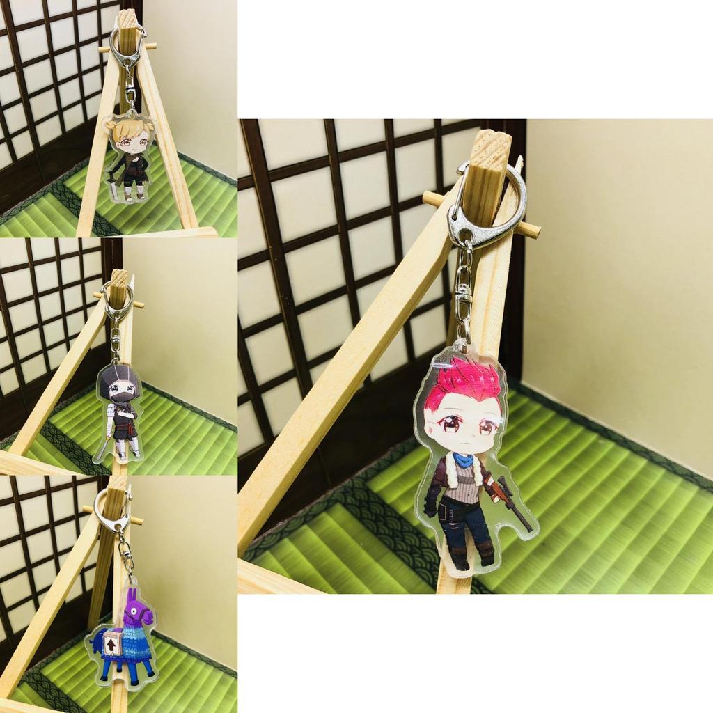Fortnite Keychain Acrylic Epic Game Keyrings Gift For Player Women Fashion Men