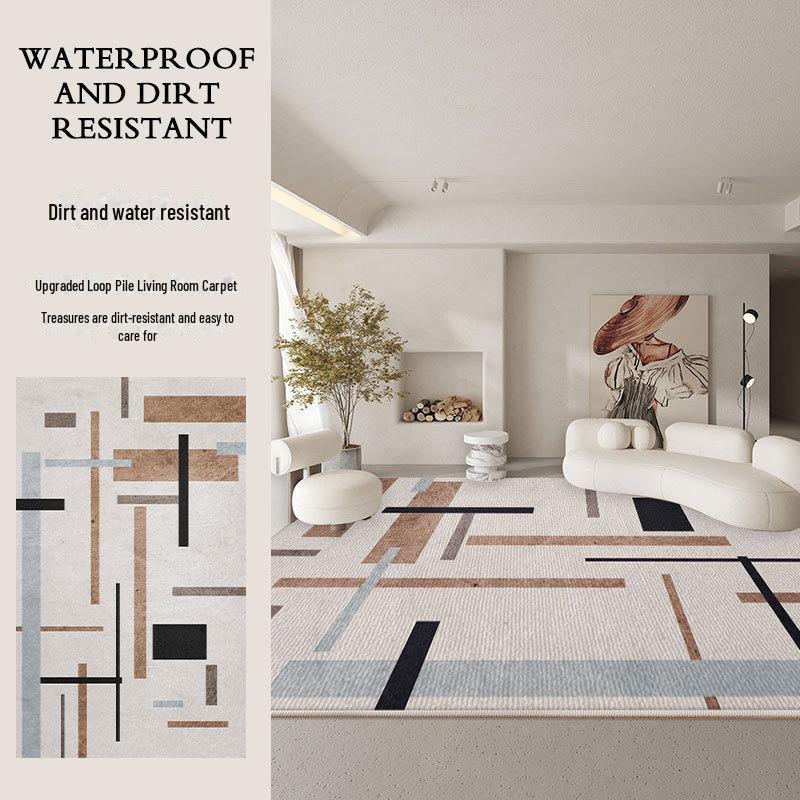 Роскошный британский ретро-ковёр для гостиной с нескользящим ворсом высшего качества