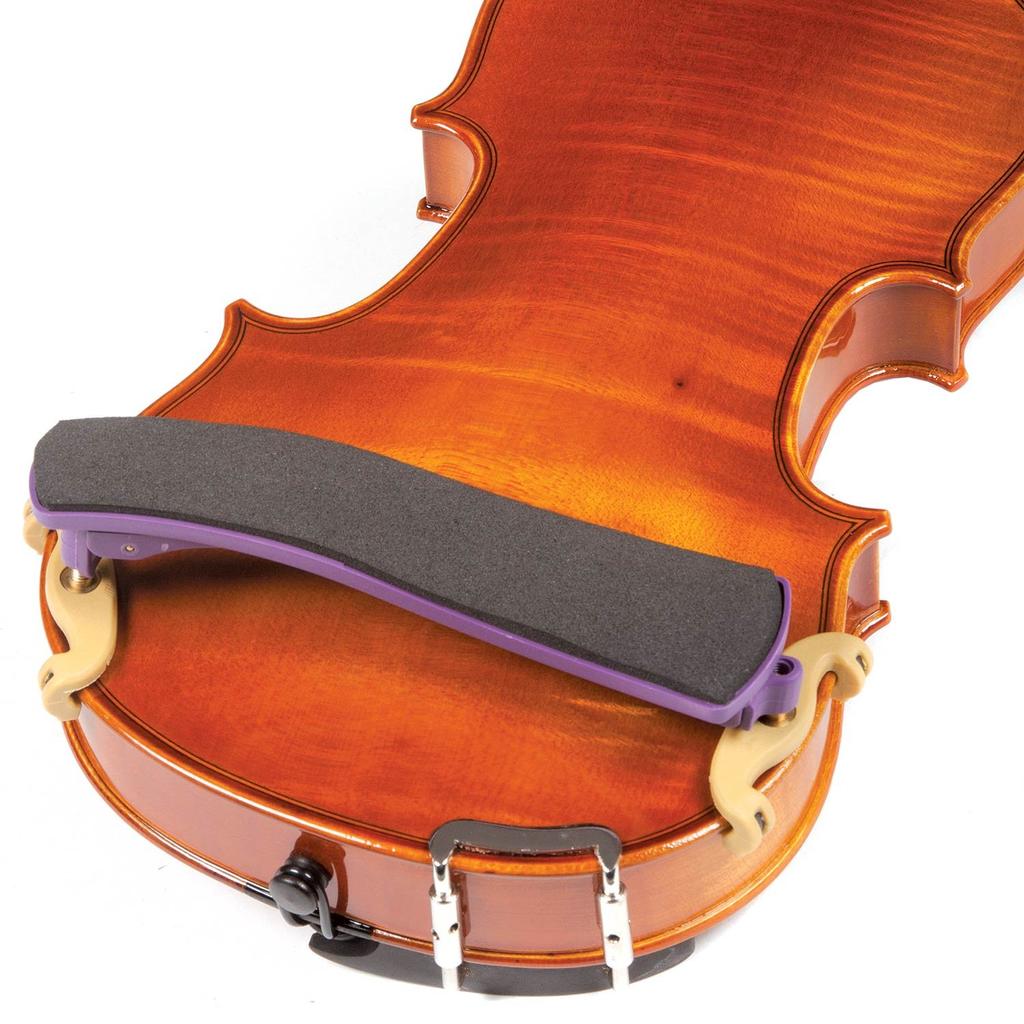 KUN Violin Shoulder Rest Collapsible Mini Purple 1/4-1/16