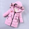 Cozy And Stylish Girls Cotton Jacket With Detachable Hood For Winter Fashion