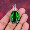 Подвеска из драгоценного камня ручной работы из хромдиопсида, подвеска из чистого серебра 925 пробы, подвеска для ювелирных изделий уникального дизайна