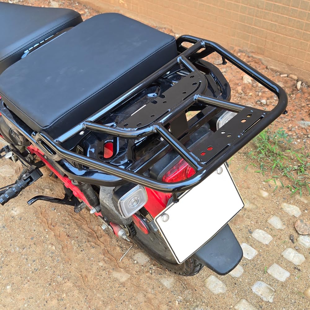 Задний багажник из черной стали для Honda Hunter Cub CT125 JA55 JA65