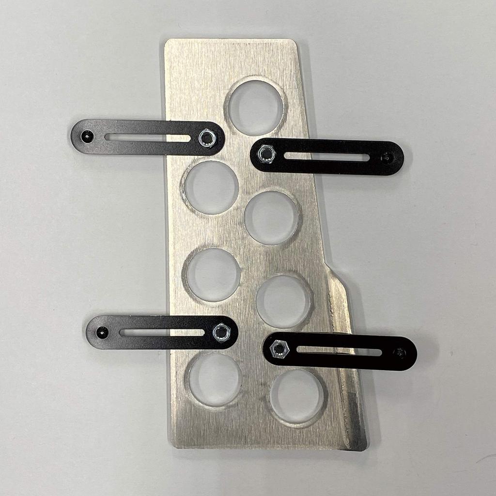 Педаль автомобильная алюминиевая Napolex LONZA AT набор педалей для автомобиля размеры спортивных педалей автомобильные принадлежности 71x110/119x56 мм LZ-303