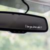 Наклейки I Love You Drive Safe на зеркало заднего вида виниловая наклейка для женщин водонепроницаемая декоративная наклейка на автомобиль аксессуары для автомобиля