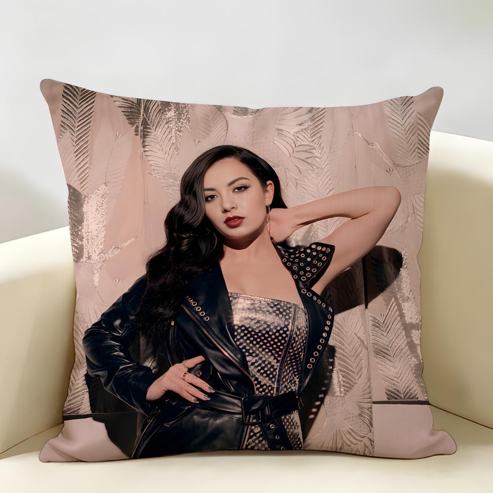 Luxury CCharli XCX Cushion Cover Natural Linen Organic Fabric DoubleSided Printing Room Sofa Decor Pillow Case