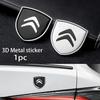 3D Metal Chrome Car Body Decoration Badge Emblem (1PCS): Custom Sticker for Citroen C1/C3/C4 Grand Picasso/C4L/C5/C6/VTS Styling alq123