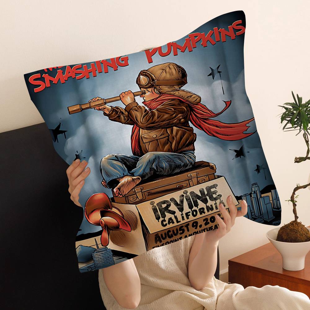 Наволочки с изображением группы The Smashing Pumpkins Домашнее постельное белье Декоративная наволочка Свадебная Супермягкая наволочка