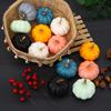 Halloween Simulation Pumpkin Oraments Orange Multicolor Artificial Pumpkin Model For Thanksgiving Halloween Party Home Decor