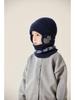 Детский теплый шерстяной набор шапка и шарф для шеи с защитой ушей для осени и зимы