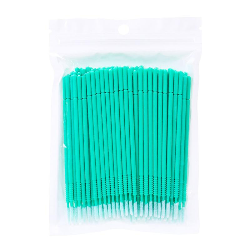 100 шт. в упаковке, 9 цветов, одноразовые кисти для ресниц, тушь для наращивания ресниц, аппликатор, инструменты для макияжа ресниц