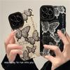 Fashion Retro Butterfly Case For iPhone 15 Pro Max 14 Pro 13 Min 12 11 X XS XR 7 8 Plus SE Luxury Silicone Shockproof Full Cover