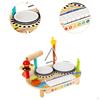 Kids Drum Toys Set Instrument Motor Skill Multifunctional Percussion Baby Musical Toy for Party