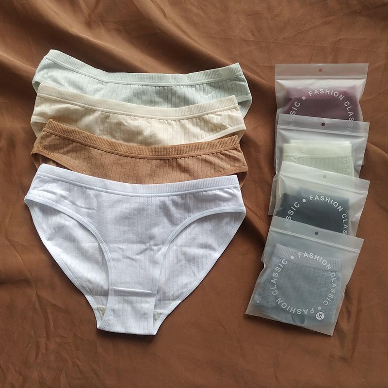 Мягкие и дышащие высококачественные удобные женские трусики-треугольники со средней посадкой из чистого хлопка женские трусики большого размера одинарные трусики сексуальные трусы