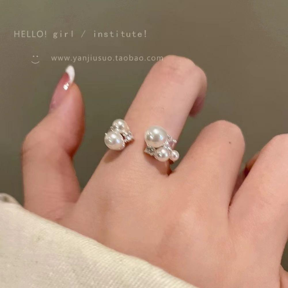 Французское ретро синее кольцо-бабочка, чувство дизайна, темперамент, личность, простое, холодное чувство, универсальное кольцо