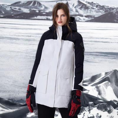 B90142826 Женская уличная пуховая куртка с капюшоном