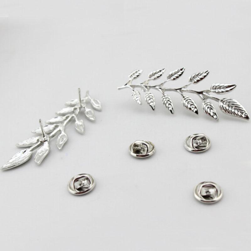 1 шт. женская изысканная булавка для воротника в виде листа в стиле ретро-рубашка брошь ювелирные изделия