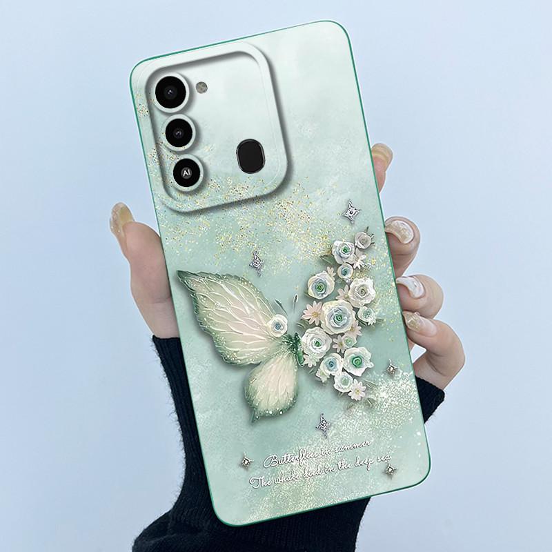 Чехол для телефона Tecno Spark 8C KG5k KG5j Милая Панда Девочки Кошки Жидкий Силикон Задняя Крышка Для Tecno Spark Go 2022 Spark8C Funda