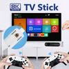 2024 Mini K8 Pro Retro 8K HD TV Video Classic Game Stick Dual System Wi-Fi Android12.1 ATV 3D 40000+ Игровая консоль Беспроводная 2.4G