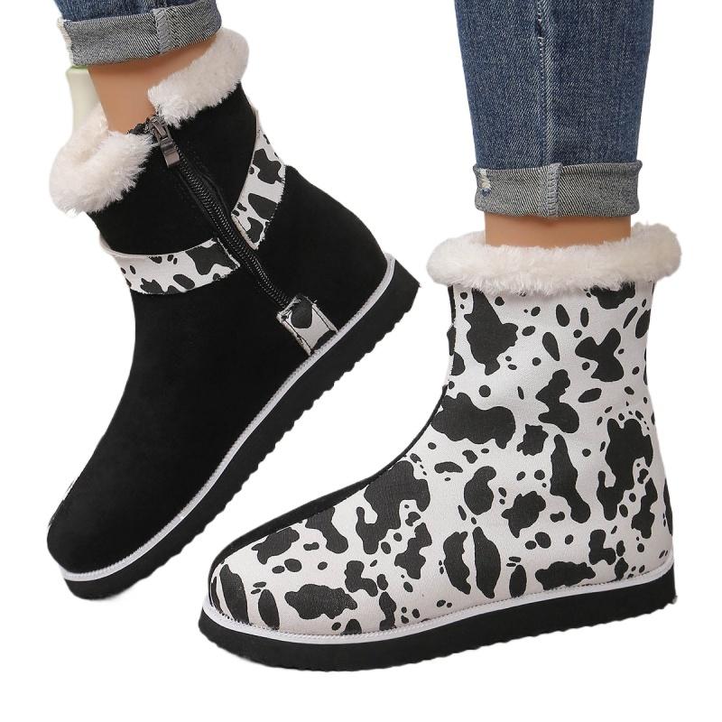 Женские зимние полусапожки на плоской подошве, меховые теплые ботинки, зимняя тенденция 2025 года, новые короткие плюшевые кроссовки, модные гладиаторы, повседневные спортивные ботинки Mujer