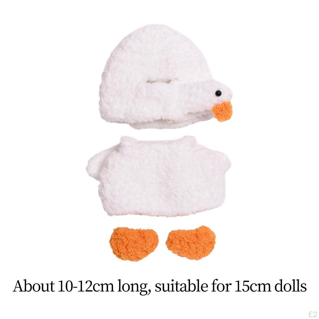 15cm Doll Clothes Cartoon Plush Accessories Outifits Stuffed Animals