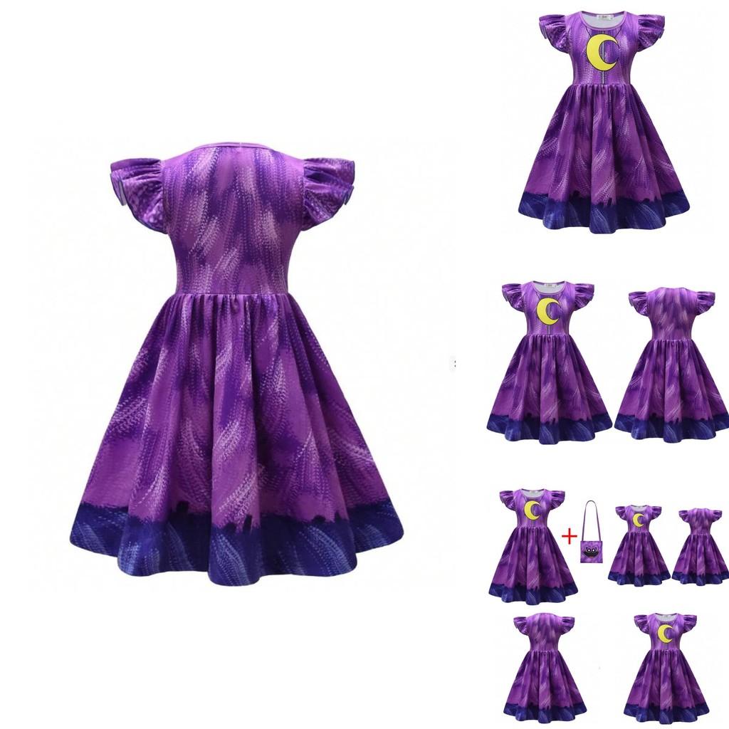 Smiling Critters Girl Cosplay Dress For Kids Halloween Costume With Milk Silk Material For Girls 3-8 Years