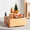 Ballet Dancing Girl Wooden Carousel Music Box Musical Jewelry Box  Children's Toys