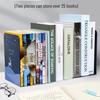 Большие Очень Толстые Металлические Подставки для Книг из 2 Частей для Организации Рабочего Стола и Книжной Полки