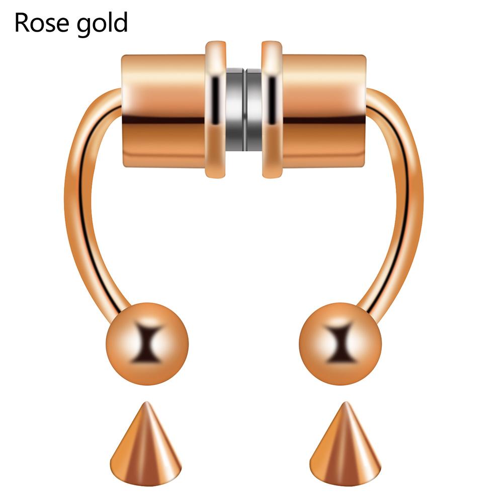 Кольца для пирсинга Носовые кольца-обручи Магнитные носовые кольца Обманки для пирсинга носа