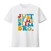 Just Let Me Stim Bro Funny Groovy Autism Awareness Autistic T Shirt vintage Washed fashion Comfortable Slightly Versatile