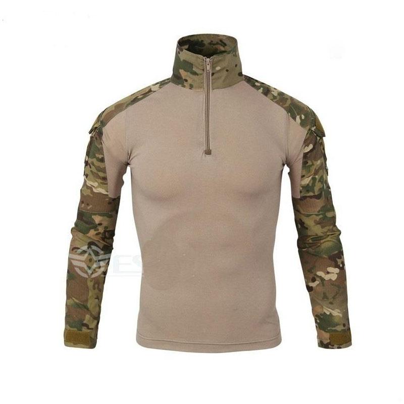 Новая тактическая камуфляжная военная форма, одежда для мужчин, армия США, мультикам, охотничьи боевые футболки