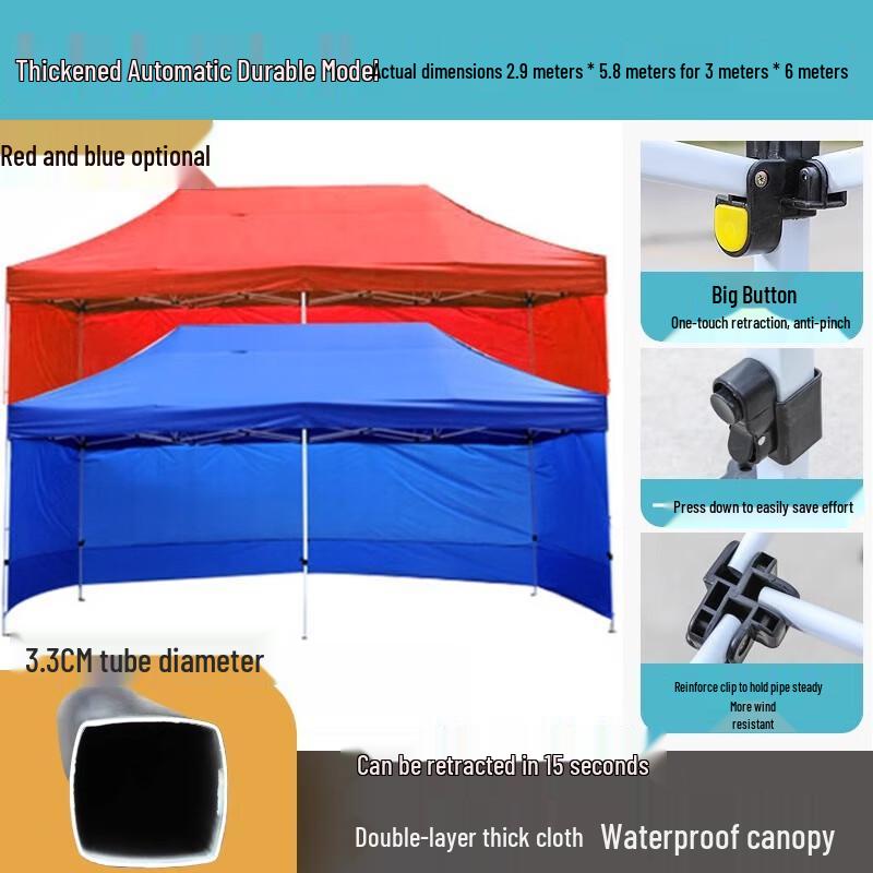 Heavy-Duty Folding Outdoor Pop-Up Canopy