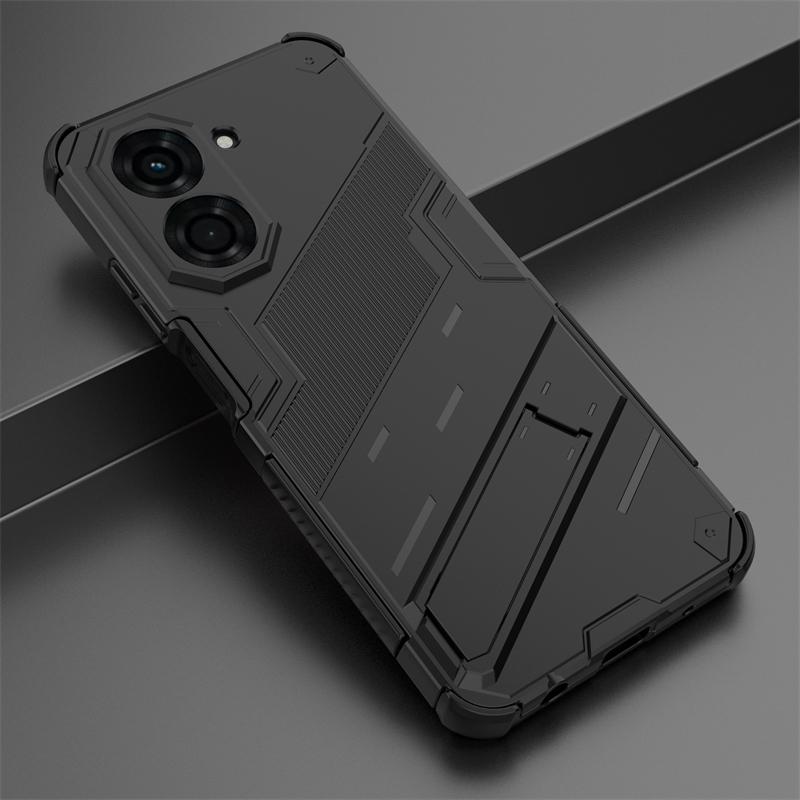 Phone Holder Case For Xiaomi Poco C71 Case Anti-knock Armor Back Cover Poco C71 Case For Poco C71 Shockproof Phone Back Cover