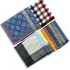 3 шт. 43x43см Винтажные Классические Клетчатые Мужские Носовые Платки Карманные Платочки Мягкий Хлопок Потовые Квадратные Полотенца Свадебный Подарок