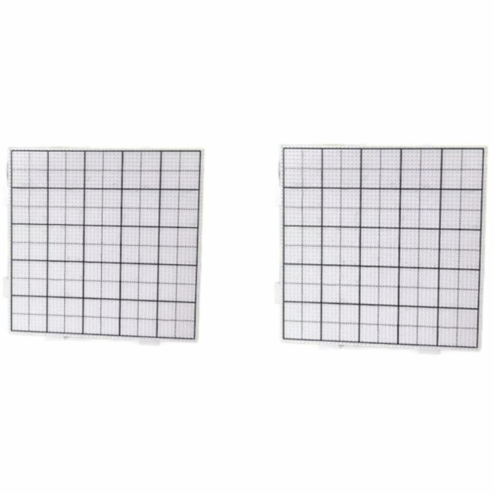 2Pcs with Black Line Fuse Beads Pegboards Thicken Hama Beads Template Pixel Puzzle