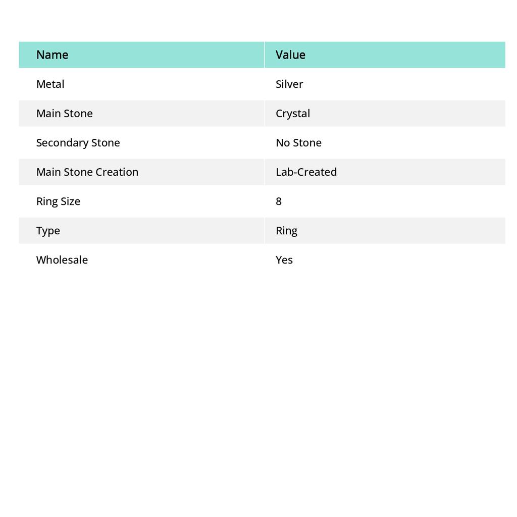 Кольцо с зелеными трещинами и драгоценными камнями ручной работы на годовщину, ювелирное изделие 8 дюймов Z7u70
