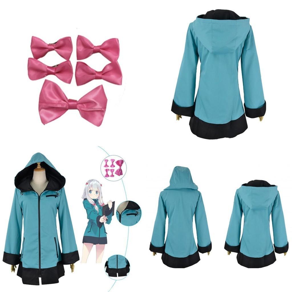 Эроманга Сэнсэй Идзуми Сагири Костюм на молнии Косплей Толстовка Пальто для Хэллоуина и вечеринок