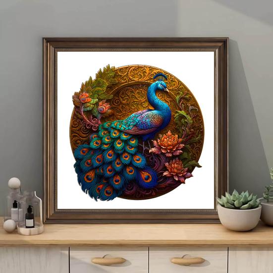 1 набор деревянных пазлов в форме животных, нестандартная головоломка, обучающая игра-головоломка «Лес»