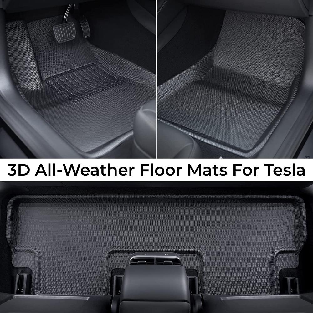 3D коврик для пола Tesla Model 3 Model Y 2017-2025 Premium All Weather Anti-Slip напольный коврик Custom Fit 2025 Model 3 Highland