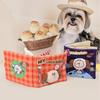 Leaky Food, Smell and Sound Cute Cloth Book Toy Dog Hidden Food Book Pet Toy