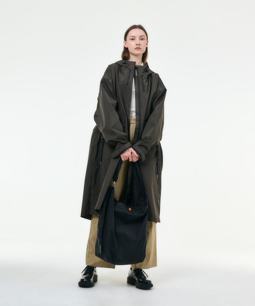 Whether Weather Hwaseong Unisex Weather Coat Essential Collection Dark Khaki