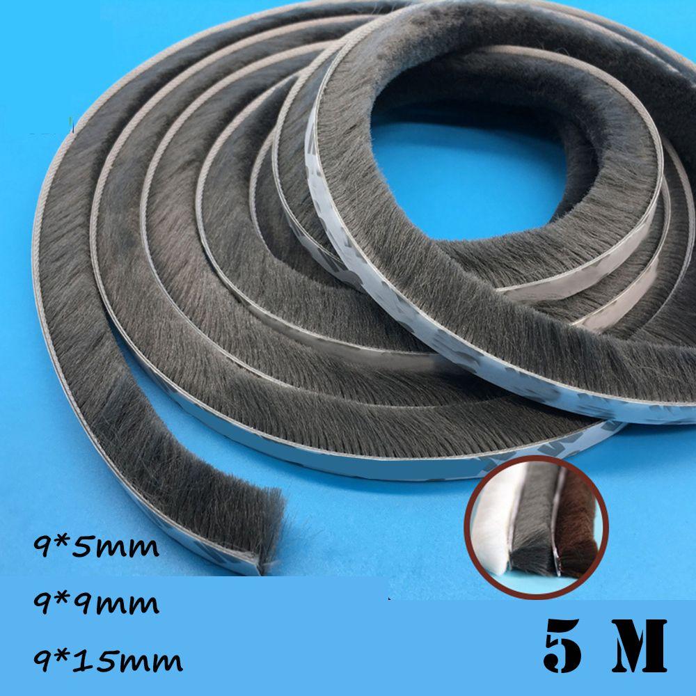 Tape Door Strip Windproof Pile Weatherstrip Sealing Strip Self Adhesive Door and window seal