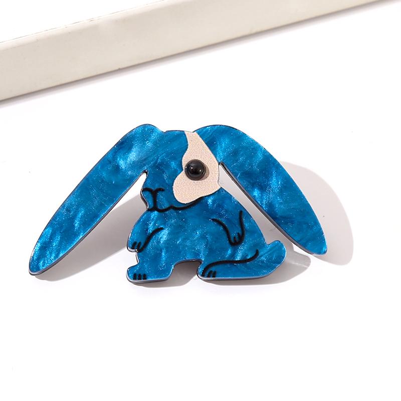 1 шт. Аксессуары для одежды, женские акриловые броши в виде кролика, милая детская брошь в виде кролика ручной работы