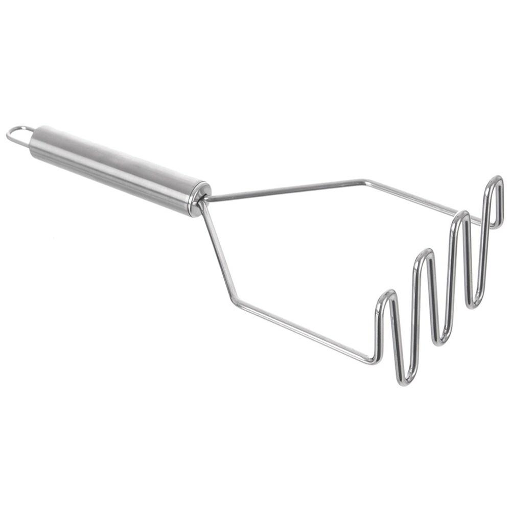 Steel potato masher 10.5x24 cm